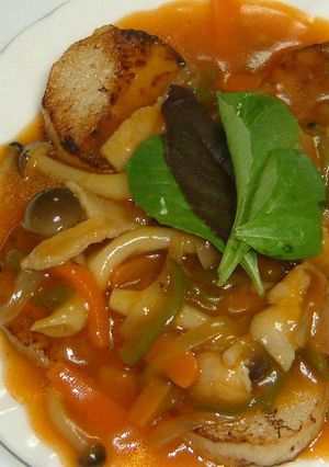 長いもステーキ、ミネストローネ味-レシピのメイン写真
