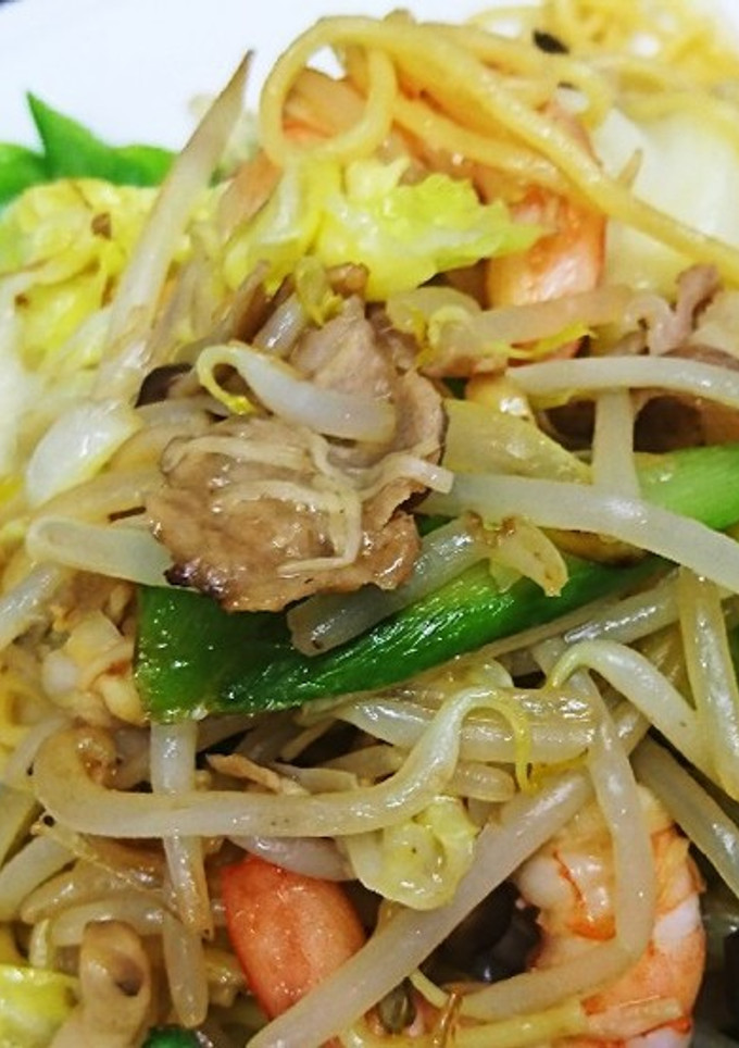 冷蔵庫の残り物で簡単美味しい塩焼きそば-レシピのメイン写真