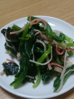 【覚書】ほうれん草とカニカマの海苔和え-レシピのメイン写真