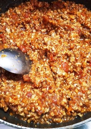 高野豆腐入りのミートソース-レシピのメイン写真