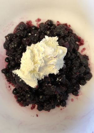 奇跡の１分ブルーベリーゼリー-レシピのメイン写真