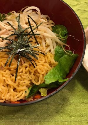 ピリ辛ごまだれのまぜそば-レシピのメイン写真