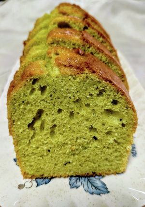 太白胡麻油で☆簡単！グリンピースケーキ☆-レシピのメイン写真