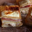 ツナマヨ+生ハムチーズでクロックケーク