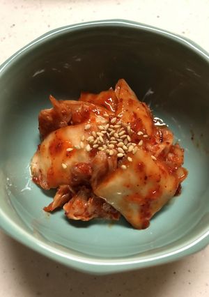 簡単酒のつまみ「キムチー♪」-レシピのメイン写真