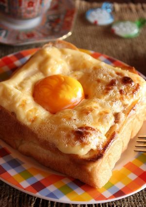 めだまツナマヨトースト-レシピのメイン写真