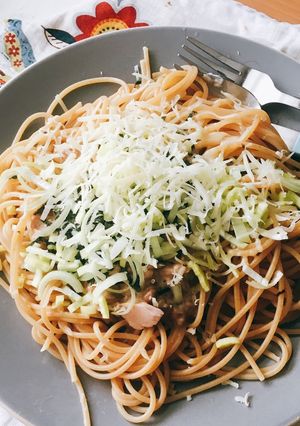すぐできる！納豆とツナマヨのパスタ-レシピのメイン写真