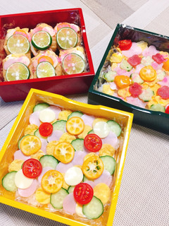水玉ちらし寿司-レシピのメイン写真