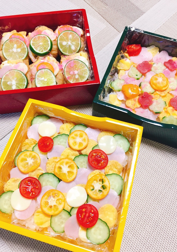 水玉ちらし寿司-レシピのメイン写真