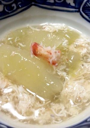 ジャンボ胡瓜の蟹あんかけ-レシピのメイン写真
