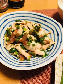 袋の中で混ぜるだけ♪鳥ささみの梅あえ-レシピのメイン写真