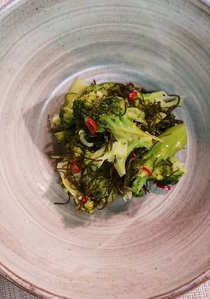 ブロッコリーときざみ昆布の酢の物-レシピのメイン写真