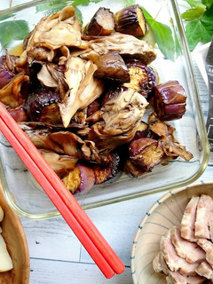 茄子と舞茸の酢醤油漬け-レシピのメイン写真
