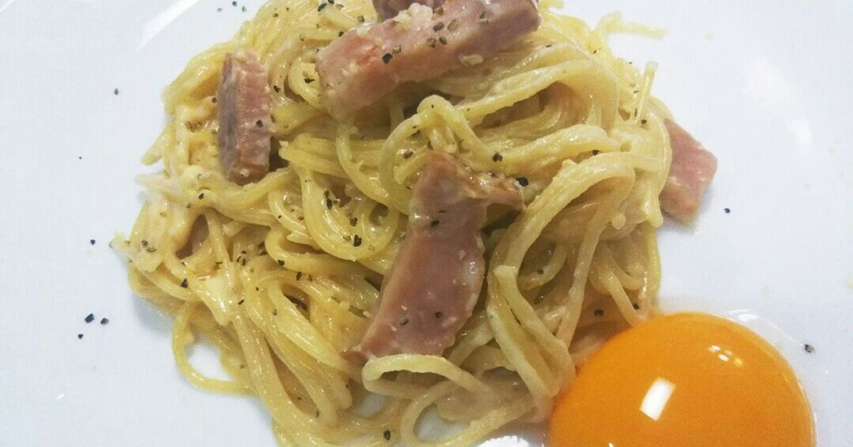 ずぼらナーラ⭐フライパン1つカルボナーラ by 夏海 空良