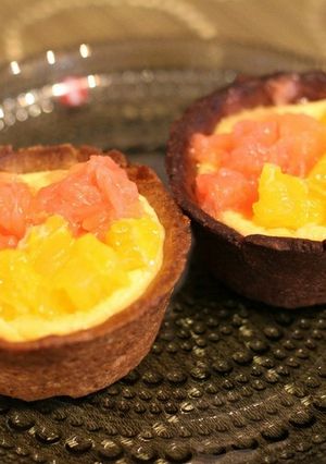 オレンジのチーズタルト-レシピのメイン写真