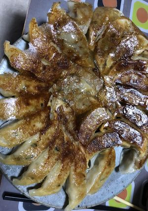 餃子 カリッと焼きました！-レシピのメイン写真