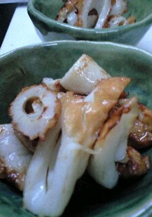 えっお酢だけで？超簡単ちくわ炒め-レシピのメイン写真