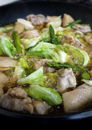 鶏もも肉と緑野菜の照り煮-レシピのメイン写真