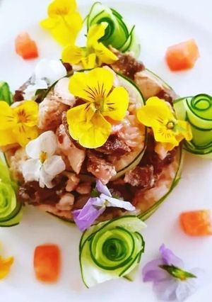 母の日に贈る♪花ごはんケーキ＊-レシピのメイン写真