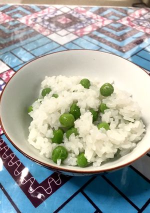 採れたてグリンピースの混ぜご飯-レシピのメイン写真