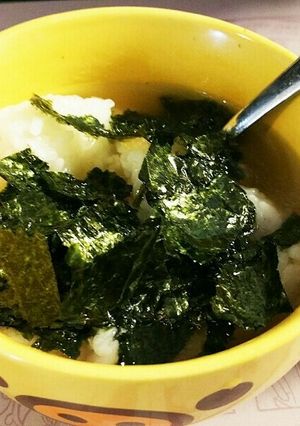 コンビニおにぎり だし茶漬け 超簡単♪-レシピのメイン写真
