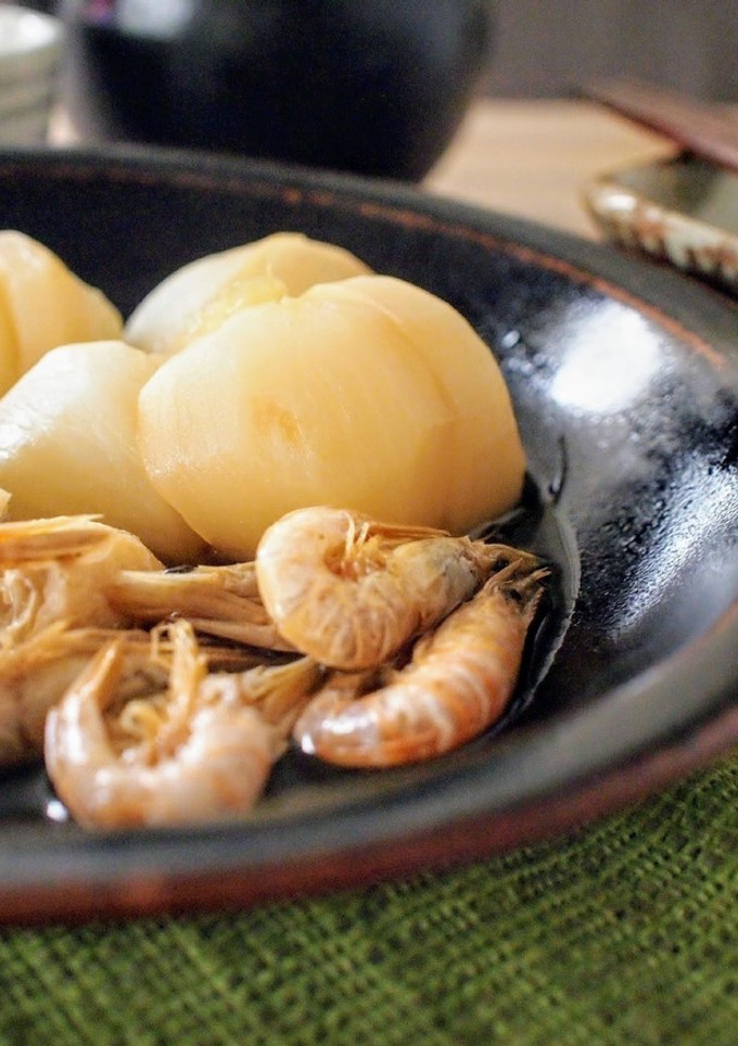味しみしみ♪蕪と干し海老の煮物-レシピのメイン写真