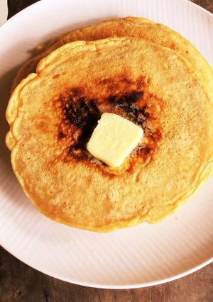 甘さ控えめ朝のバナナ パンケーキ♡-レシピのメイン写真
