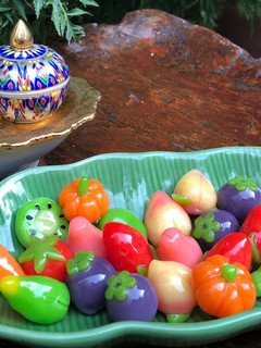 タイ♡緑豆の餡子で作る野菜のお菓子-レシピのメイン写真