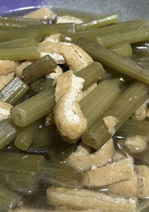 蕗と油揚げの煮物-レシピのメイン写真