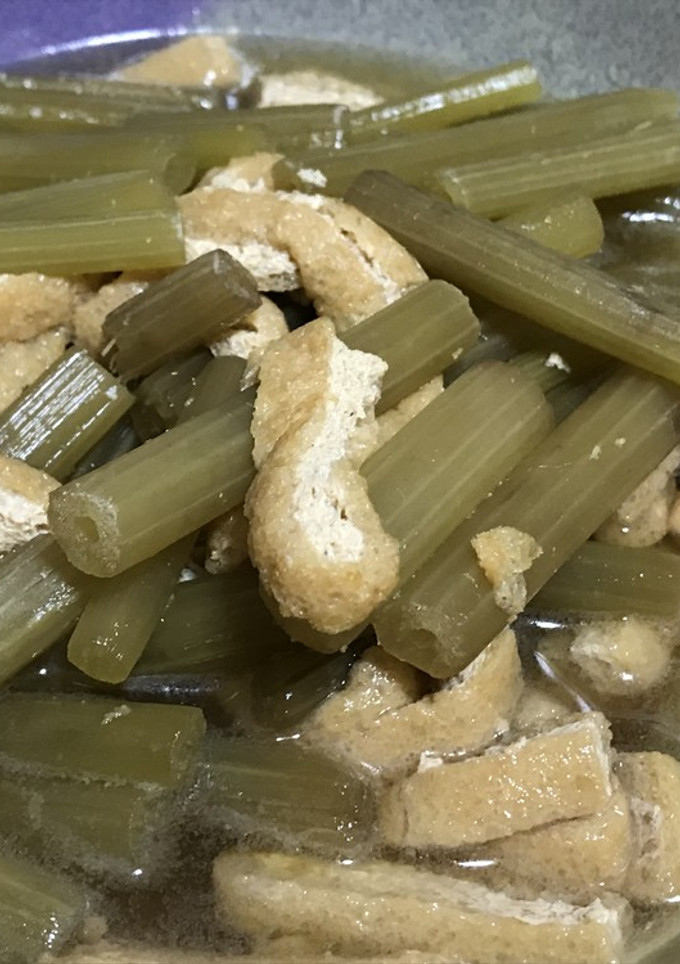 蕗と油揚げの煮物-レシピのメイン写真