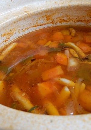 土鍋でつくるミネストローネ-レシピのメイン写真