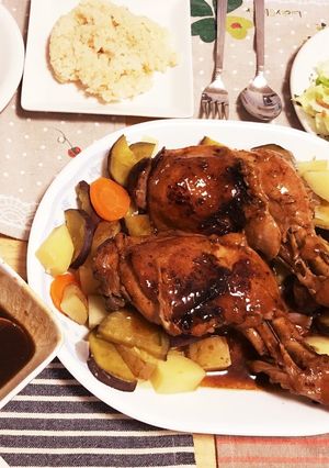 ローストチキン-レシピのメイン写真