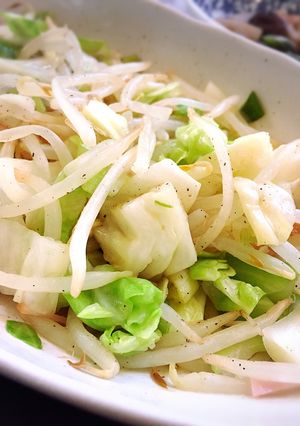 もやしとキャベツとハムの中華和え-レシピのメイン写真