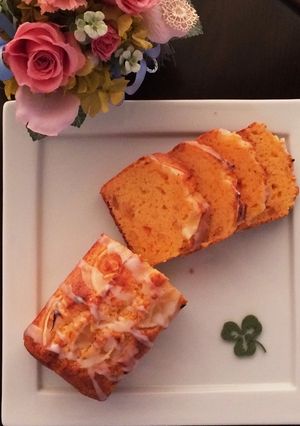 レモンとオレンジピールのパウンドケーキ♡-レシピのメイン写真