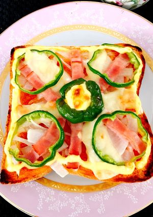 つくおき簡単ピザソースで朝のピザトースト-レシピのメイン写真