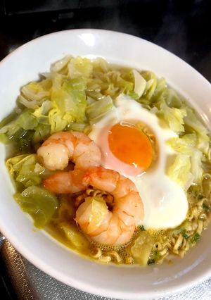カレーヌードル応用編(^^)♪-レシピのメイン写真