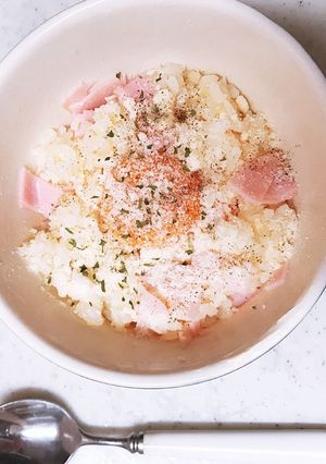 ❁﻿[混ぜるだけ]カルボナーラ風TKG！-レシピのメイン写真