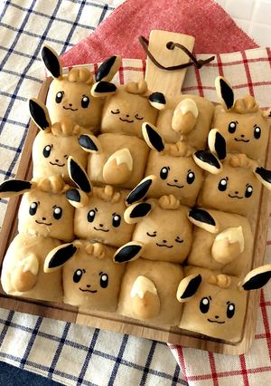 イーブイのちぎりパン-レシピのメイン写真