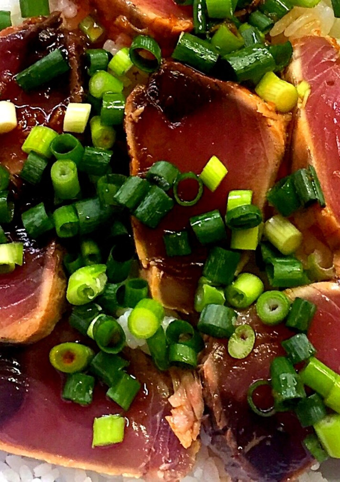 おろしにんにく 鰹のたたき丼-レシピのメイン写真