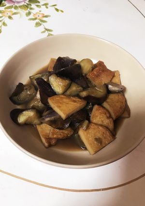 簡単！15分☆なすと平天の煮物-レシピのメイン写真