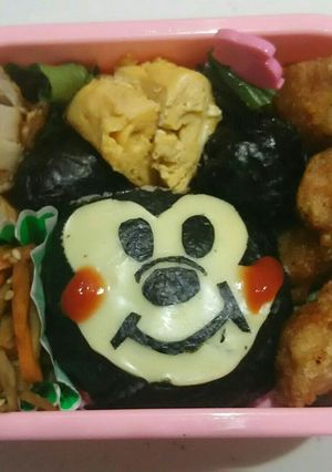 春の遠足２歳のミッキー弁当-レシピのメイン写真