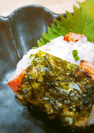 みょうがとベーコン、クリチのおにぎり☆-レシピのメイン写真
