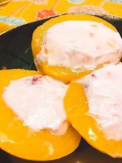 黄桃とヨーグルトのフローズンデザート-レシピのメイン写真