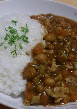 豆と野菜のヘルシーカレー-レシピのメイン写真