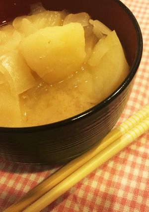 ★絶対失敗しない！ジャガタマ味噌汁の極意-レシピのメイン写真