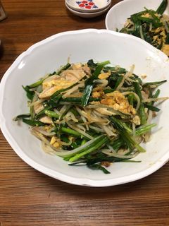 中華 豚 卵 ニラ もやし炒め-レシピのメイン写真