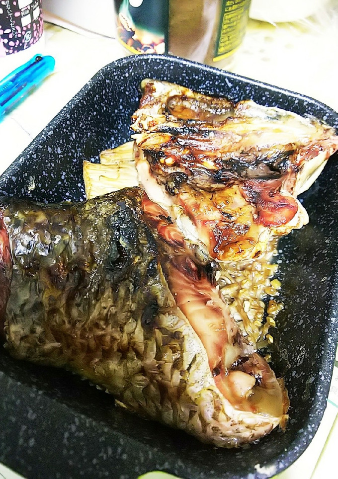 鯉のあらの塩焼き-レシピのメイン写真