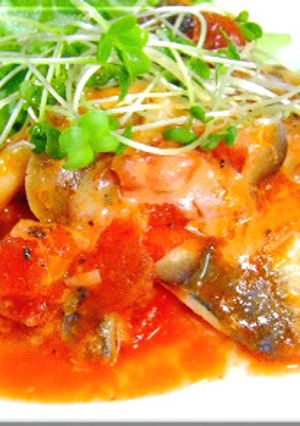 アジのチーズトマトソース-レシピのメイン写真