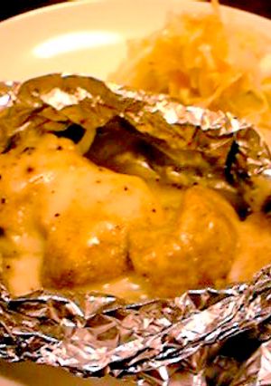 カレー味のプリプリとりムネホイル焼き-レシピのメイン写真