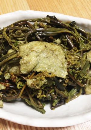 ワラビのたいたん-レシピのメイン写真